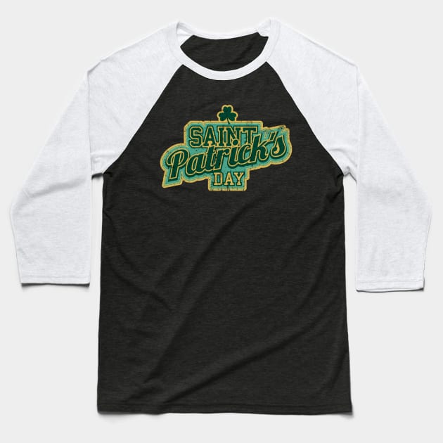 St patrick Retro Baseball T-Shirt by Draw One Last Breath Horror 